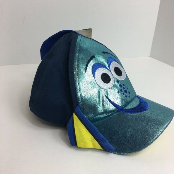 Disney Finding Dory Fish Baseball Hat Cap Blue Toddler Kids Children Shiny New - Picture 3 of 12